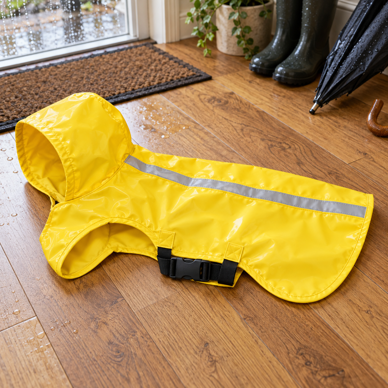 Reflective Dog Raincoat