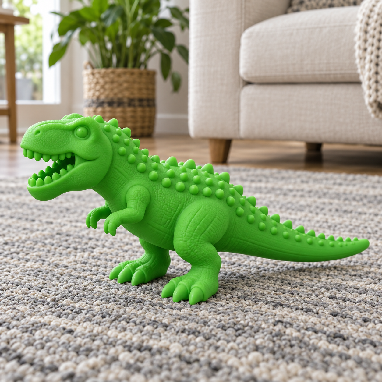 Squeaky Dinosaur Chew Toy