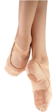 1B Double-Layer Ballet Canvas Stretch Slipper